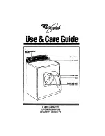 Предварительный просмотр 1 страницы Whirlpool LE5550XT Use And Care Manual