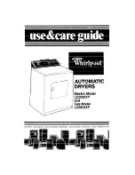 Preview for 1 page of Whirlpool LE5600XP Use & Care Manual