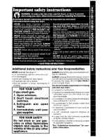 Preview for 3 page of Whirlpool LE5700XS Use And Care Manual