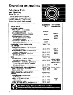 Preview for 4 page of Whirlpool LE5700XS Use And Care Manual