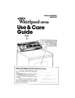 Whirlpool LE5750XF Use And Care Manual preview