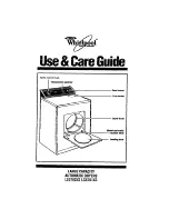 Предварительный просмотр 1 страницы Whirlpool LE5760XS Use And Care Manual