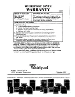 Предварительный просмотр 12 страницы Whirlpool LE5795XP Use And Care Manual