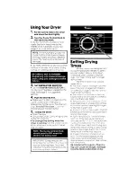 Preview for 4 page of Whirlpool LE5800XK Use & Care Manual