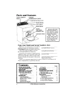 Preview for 2 page of Whirlpool LE5800XP Use & Care Manual