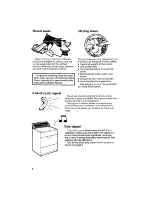 Preview for 8 page of Whirlpool LE5800XP Use & Care Manual