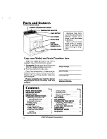 Preview for 2 page of Whirlpool LE5800XS Use & Care Manual