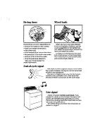 Preview for 8 page of Whirlpool LE5800XS Use & Care Manual