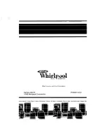 Preview for 12 page of Whirlpool LE5805XP Use And Care Manual