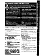 Preview for 3 page of Whirlpool LE6055XS Use & Care Manual