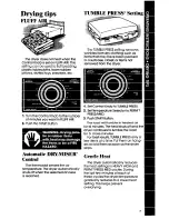 Preview for 7 page of Whirlpool LE6090XS Use & Care Manual