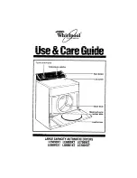 Предварительный просмотр 1 страницы Whirlpool LE6090XT Use And Care Manual