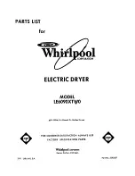 Whirlpool LE6090XTW0 Patrs List предпросмотр