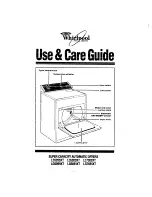 Whirlpool LE6098XT Use & Care Manual preview