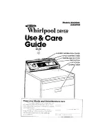 Preview for 1 page of Whirlpool LE6600XK Use And Care Manual