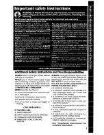 Preview for 3 page of Whirlpool LE6600XS Use & Care Manual