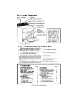 Preview for 2 page of Whirlpool LE6605XP Use & Care Manual