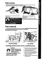 Preview for 9 page of Whirlpool LE6800XS Use & Care Manual