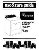 Предварительный просмотр 1 страницы Whirlpool LE6880XS Use & Care Manual