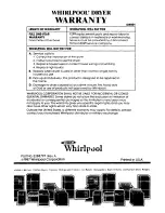 Предварительный просмотр 12 страницы Whirlpool LE6880XS Use & Care Manual