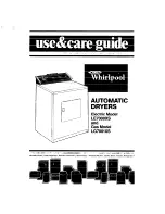 Whirlpool LE7000XS Use & Care Manual preview