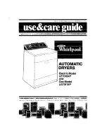 Предварительный просмотр 1 страницы Whirlpool LE7010XP Use & Care Manual