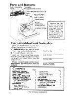 Preview for 2 page of Whirlpool LE7685XP Use & Care Manual