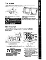 Preview for 9 page of Whirlpool LE7685XP Use & Care Manual