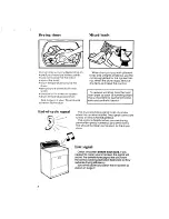 Preview for 8 page of Whirlpool LE7800XP Use And Care Manual