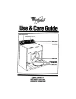 Whirlpool LE8650XW Use And Care Manual preview