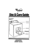 Whirlpool LE8860XW Use & Care Manual preview