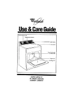 Предварительный просмотр 1 страницы Whirlpool LE9380XT Use & Care Manual