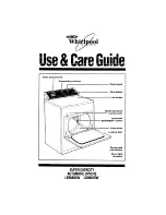 Preview for 1 page of Whirlpool LE9680XW Use & Care Manual