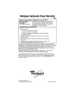 Preview for 16 page of Whirlpool LE9680XW Use & Care Manual