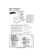 Preview for 2 page of Whirlpool LE9805XP Use And Care Manual