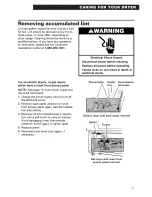 Предварительный просмотр 17 страницы Whirlpool LEC8858EQ0 Use And Care Manual