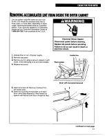 Preview for 17 page of Whirlpool LEC8858EQ1 Use & Care Manual