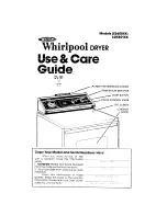 Whirlpool LEMOOXK Use And Care Manual preview