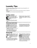 Preview for 17 page of Whirlpool LEN3634DW0 Use And Care Manual