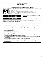 Preview for 3 page of Whirlpool LEQ8000JQ1 Use And Care Manual