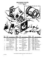 Preview for 5 page of Whirlpool LER2614EW1 Parts List