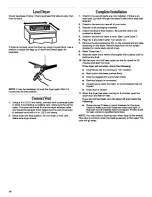 Предварительный просмотр 14 страницы Whirlpool LER3622HQ Use & Care Manual