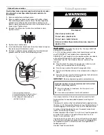 Preview for 11 page of Whirlpool LER3622HQ1 Use And Care Manual