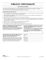 Preview for 20 page of Whirlpool LER3622HQ1 Use And Care Manual