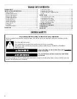 Preview for 2 page of Whirlpool  LER3622PQ Use & Care Manual