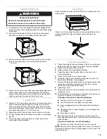 Preview for 13 page of Whirlpool  LER3622PQ Use & Care Manual