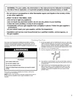 Preview for 3 page of Whirlpool LER3624PQ User Instructions