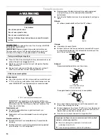 Предварительный просмотр 10 страницы Whirlpool LER4634EZ1 Installation Instructions Manual