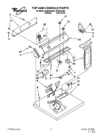 Whirlpool LER5634AW0 Parts List предпросмотр