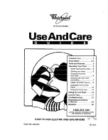 Whirlpool LER5848DQ0 Use And Care Manual предпросмотр